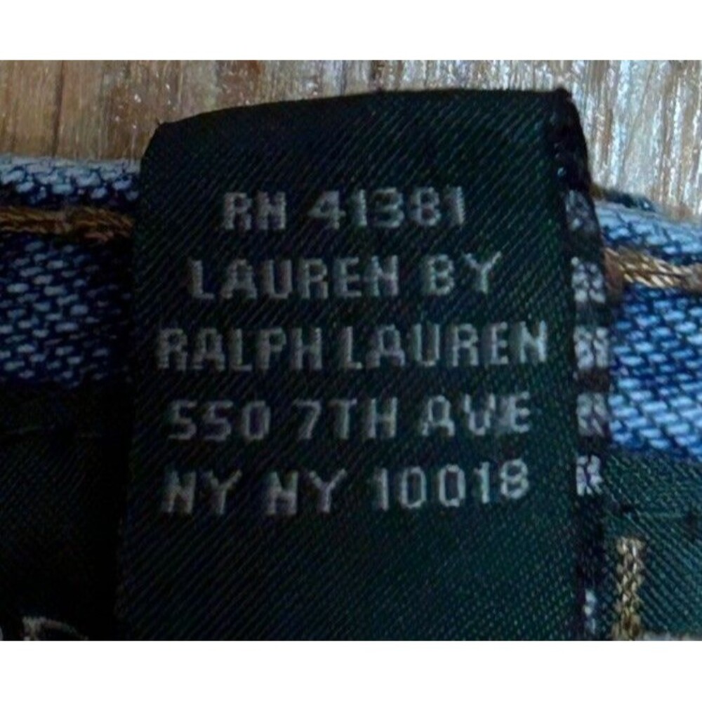 Lauren Ralph Lauren Jeans Women's 8 Blue Stretch Straight Leg Denim LRL 32x29 - Picture 9 of 9